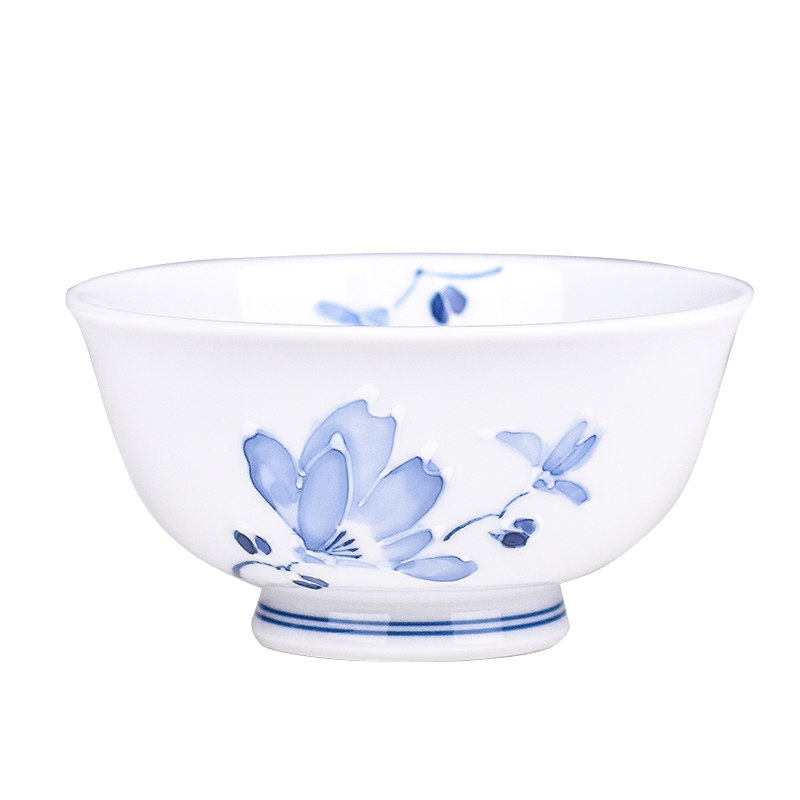 波佐见烧迁花情侣手绘碗乔迁礼品
