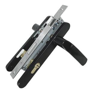 移门锁8525/8535锁合新款断桥铜锁芯带匙平移外开内开豪华执手锁