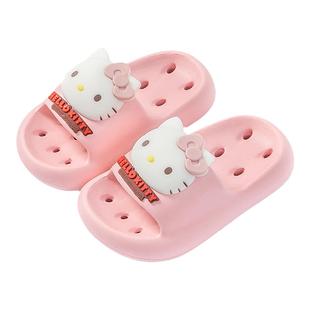 潮爆新款三丽鸥拖鞋女夏季洗澡室内防滑浴室亲子儿童凉拖鞋沙滩鞋