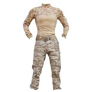 秋冬男女户外战术迷彩套装劳保安收脚长裤防刮休闲加绒保暖棉服