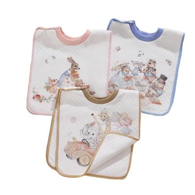 儿童洗漱巾a类纯棉围兜四季款