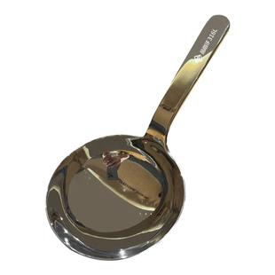 家用316不锈钢分餐勺短柄加深大圆勺盛汤勺汤匙大头公用勺米面勺