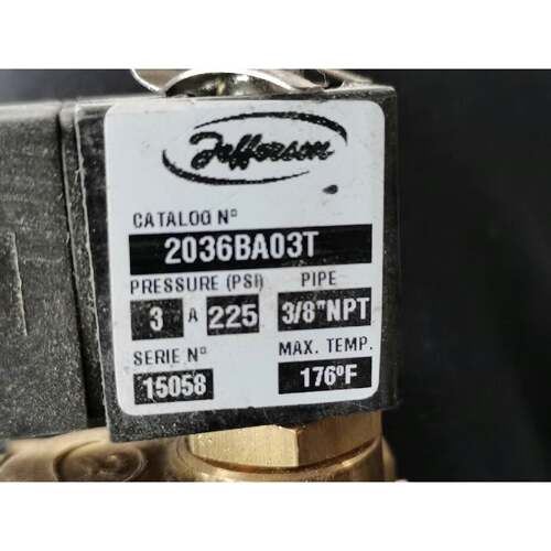 Jefferson电磁阀 2036BA03T 全新，2议价