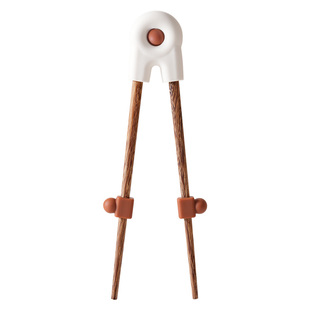 如山儿童筷子训练筷宝宝专用2 3 6岁实木学习筷辅助幼儿练习餐具1