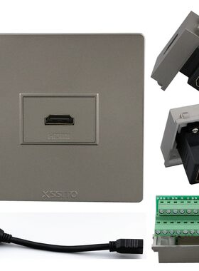 86型高清面板灰色明4k端子多媒体