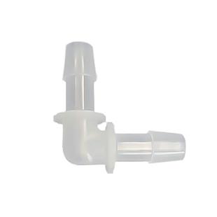 桑连等径L型二通弯头鲁尔橡塑胶管接头直角转弯连接器耐腐蚀性