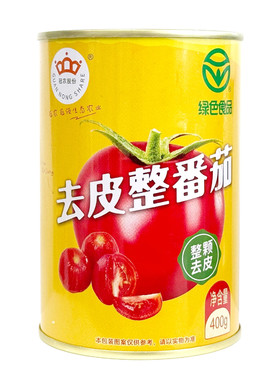冠农番茄丁去皮400g整番茄
