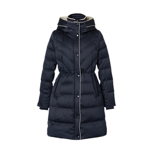 【长白山白鹅绒】ELSEWHERE珂思商场同款长羽绒服外套2025冬新款