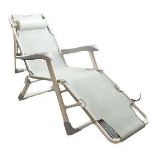 折叠躺椅午休办公室午睡床家用阳台休闲懒人沙发两用坐睡靠背椅子