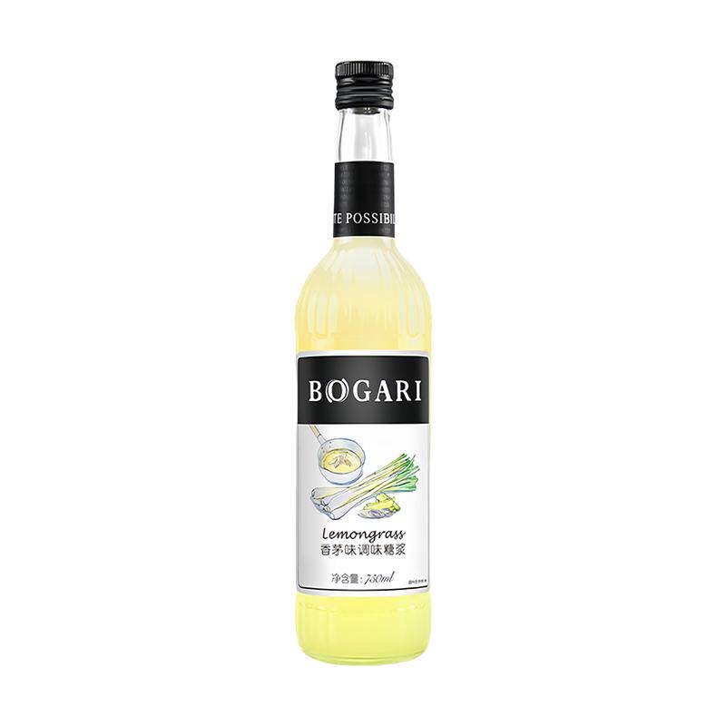 宝珈丽香茅味调味糖浆750ml冲饮咖啡调酒商用奶茶店专用果糖浆