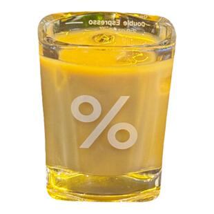 日本Arabica阿拉比卡%百分号同款玻璃杯意式浓缩咖啡杯计量杯