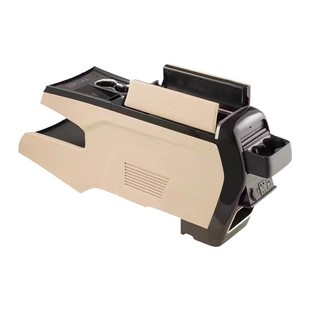 适用普瑞维亚大霸王扶手箱冰箱改装中央储物盒车载中央手扶箱内饰