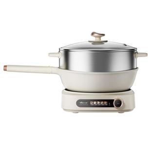 小熊分体式电炒锅家用多功能电炒菜煎蒸锅大功率电煮锅不粘电火锅