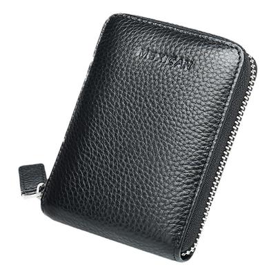 稻草人品牌正品卡包男包头层牛皮真皮多卡位大容量零钱包男士小包