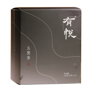 少点盐黄精五黑茶桑葚秋冬季养生茶黑枸杞黑豆黑米泡水喝女