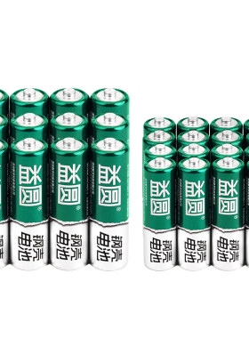 益圆5号电池40粒7号耐用