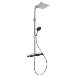 汉斯格雅hansgrohe小欧淋控柯洛梅达恒温置物台淋浴花洒26972007