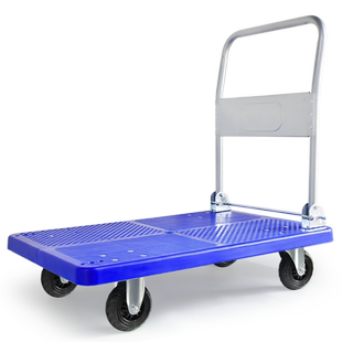 小推车折叠手推车平板车家用搬运车拖车快递便携手拉车购物车拉货