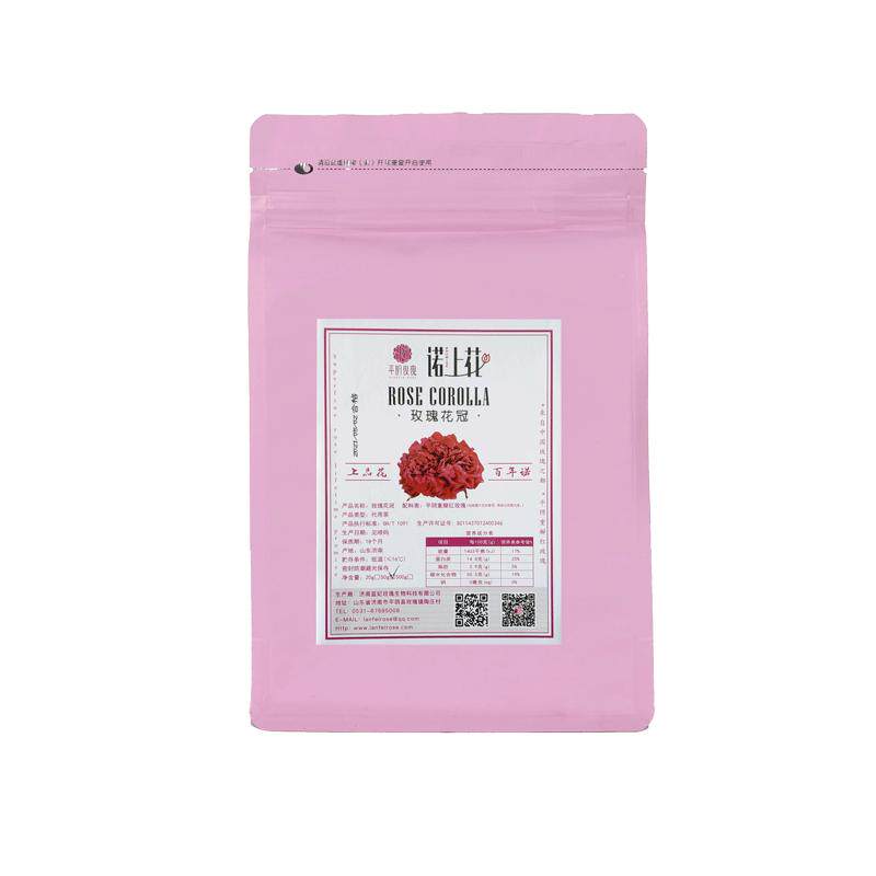 诺上花玫瑰花茶平阴重瓣红玫瑰大朵高品质干花冠泡水官方旗舰店正