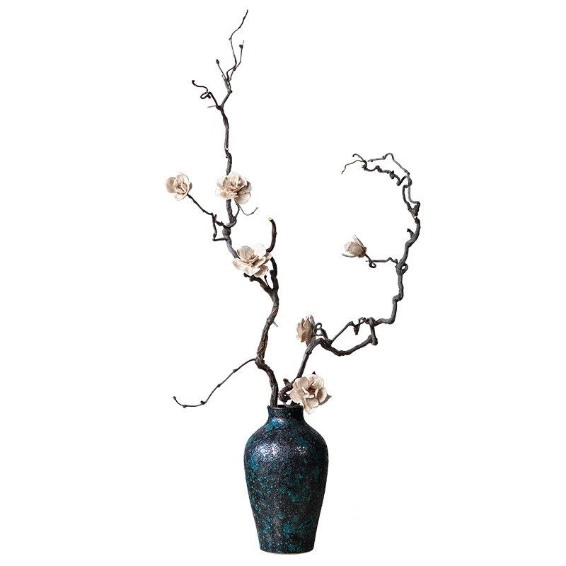 干花花束家居摆设禅意插花干枝中式花艺客厅装饰摆件树枝干支文艺