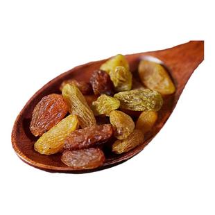 西域美农三彩葡萄干225g新疆树上黄绿宝石玫瑰红葡萄干果干零食