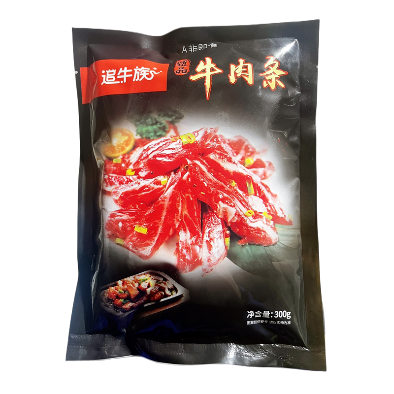 追牛族牛肉条30包300g腌制牛肉块