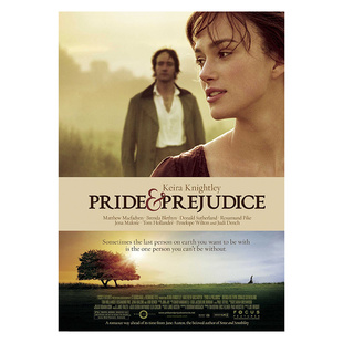 经典爱情电影海报墙贴傲慢与偏见文艺宿舍卧室背景客厅装饰画打印