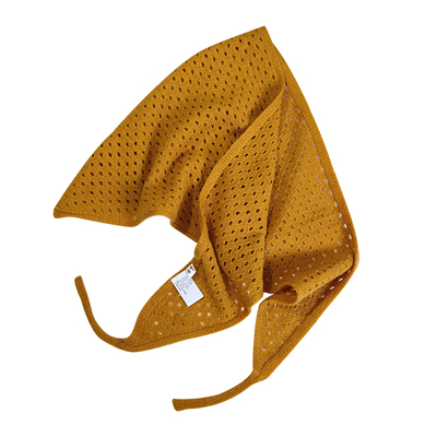 韩版小众针织镂空三角披肩