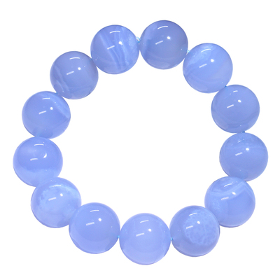 天然蓝纹玛瑙手串紫玛瑙玉髓