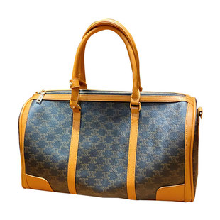 复古老花旅行包2025新款大容量健身包登机行李包中古印花手提大包