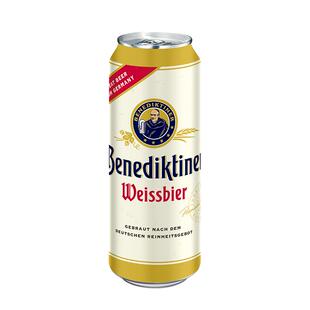 百帝王德国进口精酿小麦白啤酒整箱装