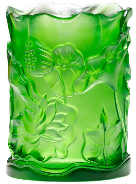 办公桌上放的高档笔筒摆件琉璃