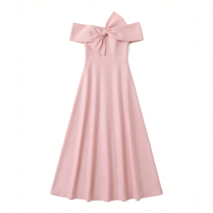 粉色缎面2026新款伴娘服夏结婚简单大方绝美平时可穿姐妹团礼服女