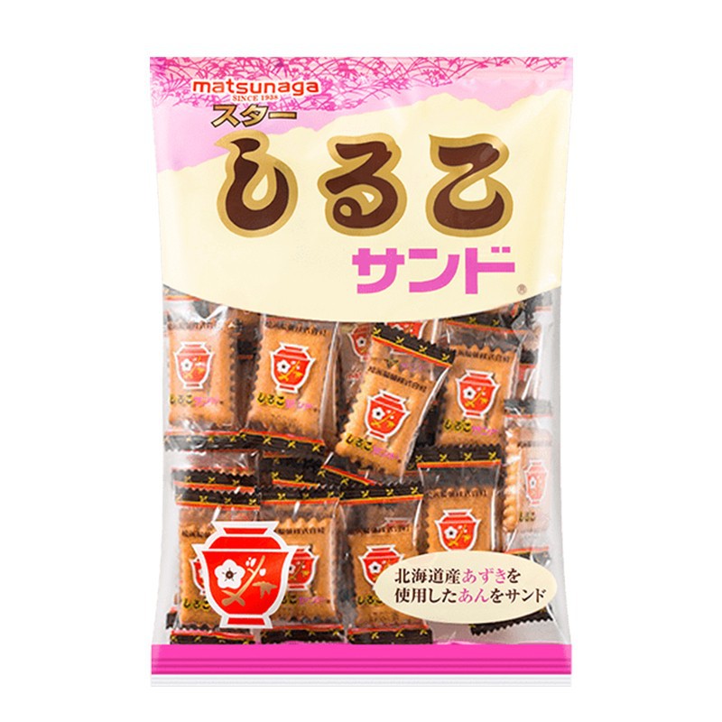 日本松永红豆夹心饼干伴手礼曲奇独立包装公司办公室点心旅游零食