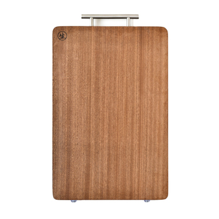 乌檀木实木切菜板家用厨房砧板带手柄双面抗菌防霉加厚切水果案板