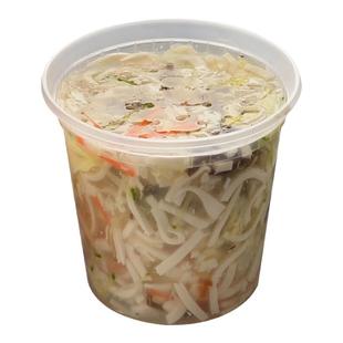 上海商吉塑料打包盒一次性饭盒汤杯圆形外卖快餐盒汤碗冰糖烤梨桶