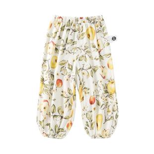 欧孕儿童防蚊裤夏季25新款童装莫代尔纱布灯笼裤男童女童竹棉长裤