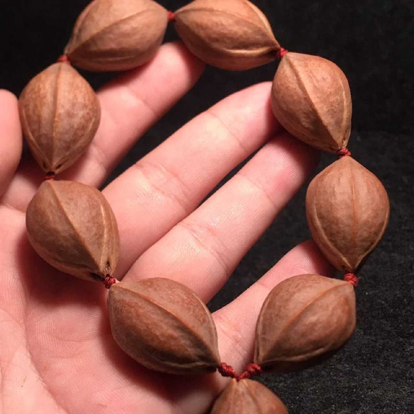 橄榄核手串梅林铁头核橄榄核雕铁核鲨鱼鹰嘴鲨鱼背原皮素核手串