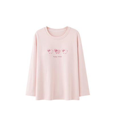 带胸垫纯棉睡衣女春秋款2025新款