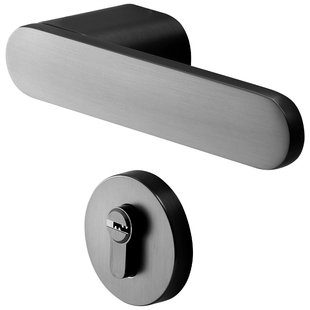 生态门锁意式极简门锁室内卧室磁吸静音房门锁现代简约木门锁把手