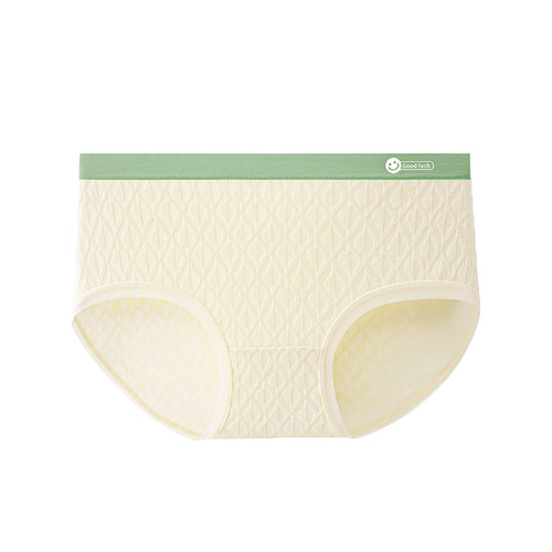 纯棉内裤女士全棉抗菌透气无痕A类医用级中腰少女生三角裤2024款