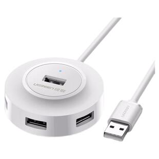 ugreen绿联usb扩展器插头多口拓展坞延长线集分线器转换接头typec笔记本电脑多功能外接U盘一拖四接口转接hub