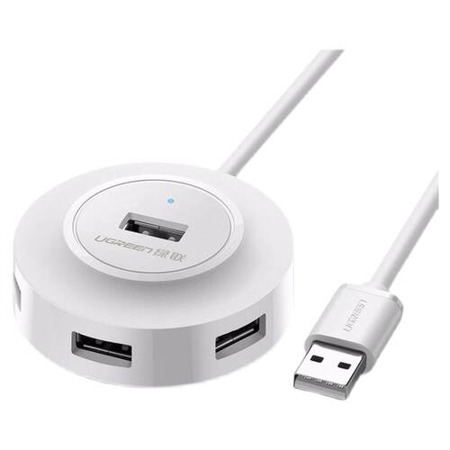 ugreen绿联usb扩展器插头多口拓展坞延长线集分线器转换接头typec笔记本电脑多功能外接U盘一拖四接口转接hub