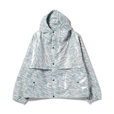 BEAMS PLUS Cruiser Jacket 70D 图案纽扣连帽长袖夹克 男款 花色
