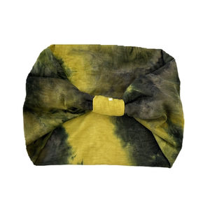 欧美波西米亚扎染超宽发带女士瑜伽运动吸汗头带跑步健身时尚头饰