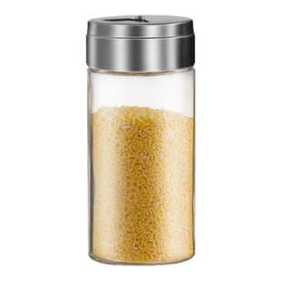 调料盒家用厨房专用玻璃食品级分装瓶罐调料罐不锈钢胡椒粉撒料瓶