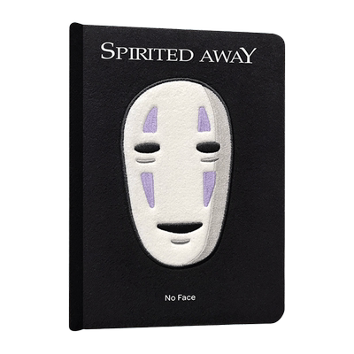 英文原版 精装 Spirited Away No Face Plush Journal 千与千寻 无脸毛绒日记 毛绒封面 电影周边 礼品书 英文版 进口英语书籍