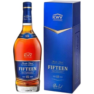 顺丰包邮KWV brandy南非凯樽汇原瓶进口15年白兰地XO级洋酒烈酒