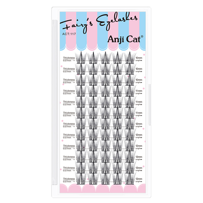 anjicat仿真单簇美人鱼仙子睫