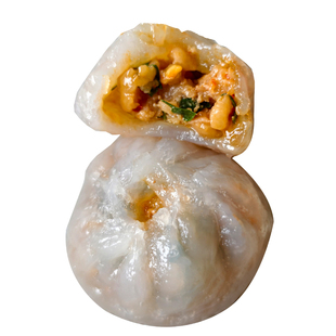 常开味衢州开化水晶包子早餐面点水晶薄皮猪肉小笼包加热即食